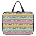 Cartoon Rabbit Pattern Print Laptop Sleeve With Handle