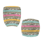 Cartoon Rabbit Pattern Print Office Chair Cover