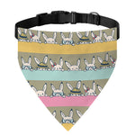 Cartoon Rabbit Pattern Print Over The Collar Dog Bandana