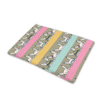Cartoon Rabbit Pattern Print Pet Cooling Mat Cover