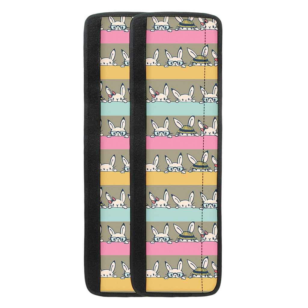Cartoon Rabbit Pattern Print Refrigerator Handle Covers