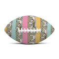 Cartoon Rabbit Pattern Print Rugby Ball