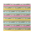 Cartoon Rabbit Pattern Print Silk Bandana