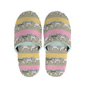 Cartoon Rabbit Pattern Print Slippers