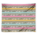 Cartoon Rabbit Pattern Print Tapestry