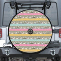 Cartoon Rabbit Pattern Print Tire Cover With Camera Hole