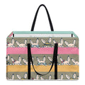 Cartoon Rabbit Pattern Print Utility Tote Bag