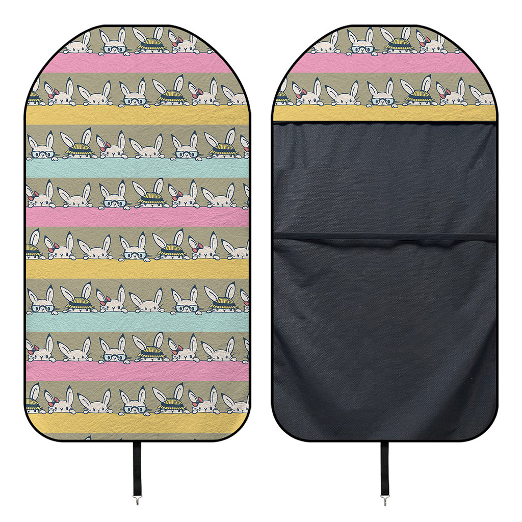 Cartoon Rabbit Pattern Print Waterproof Car Seat Cover