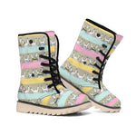 Cartoon Rabbit Pattern Print Winter Boots