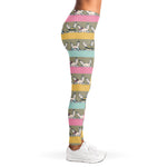 Cartoon Rabbit Pattern Print Women's Leggings