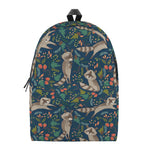 Cartoon Raccoon Pattern Print Backpack