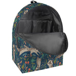 Cartoon Raccoon Pattern Print Backpack