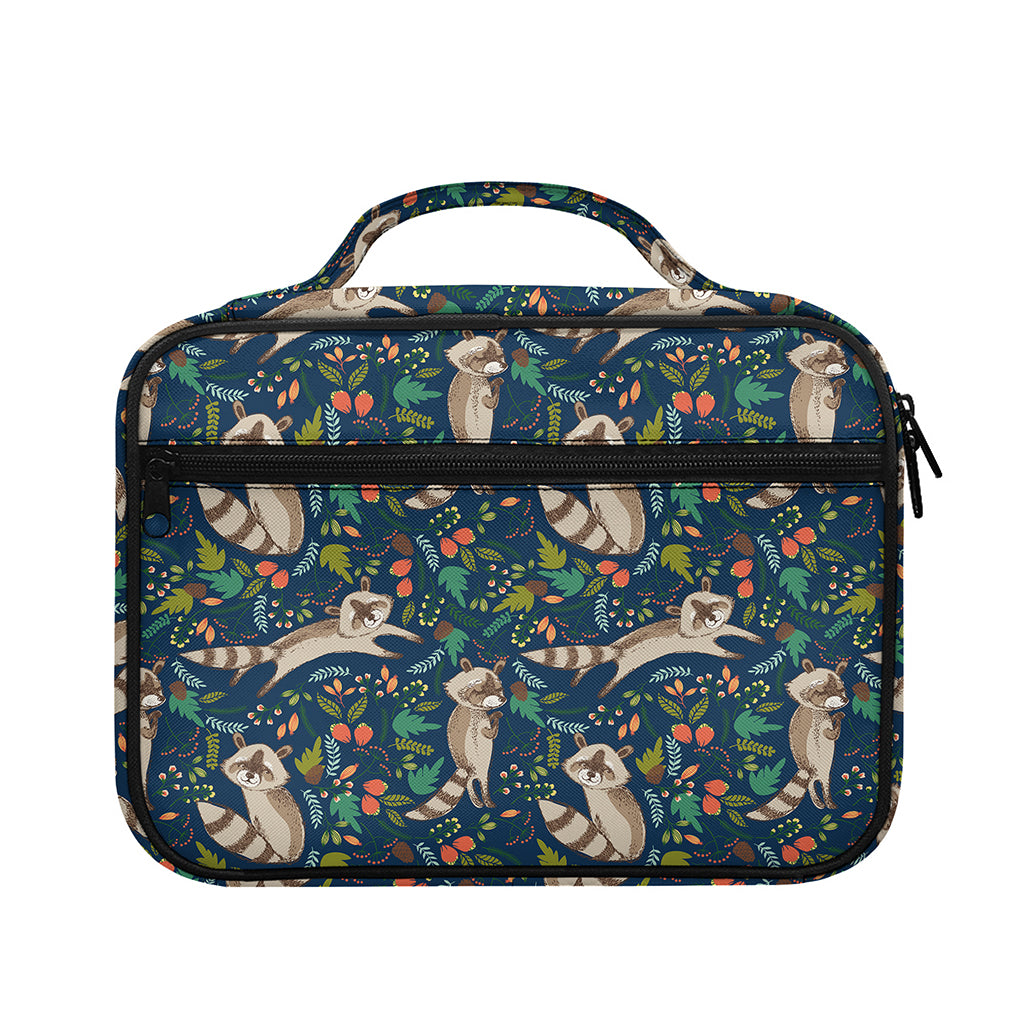 Cartoon Raccoon Pattern Print Briefcase Bible Bag