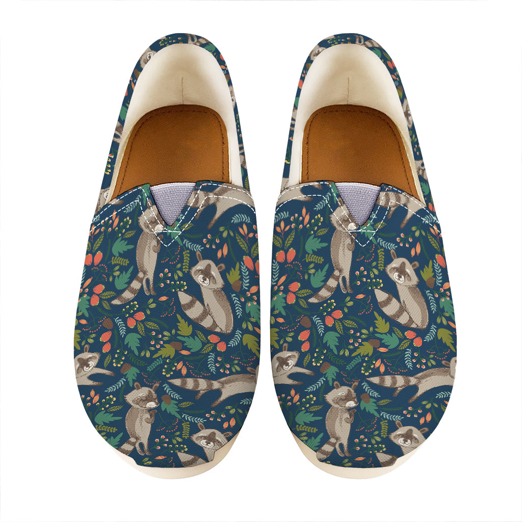 Cartoon Raccoon Pattern Print Casual Shoes