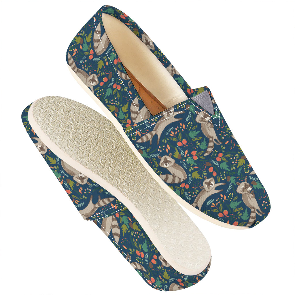 Cartoon Raccoon Pattern Print Casual Shoes