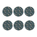 Cartoon Raccoon Pattern Print Coaster Set