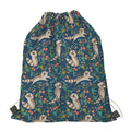 Cartoon Raccoon Pattern Print Drawstring Bag