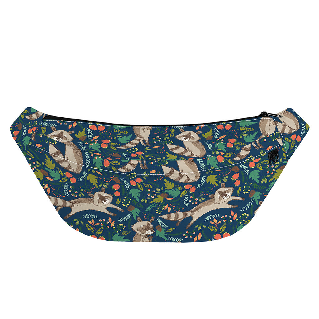 Cartoon Raccoon Pattern Print Fanny Pack