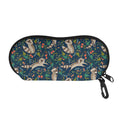 Cartoon Raccoon Pattern Print Glasses Case