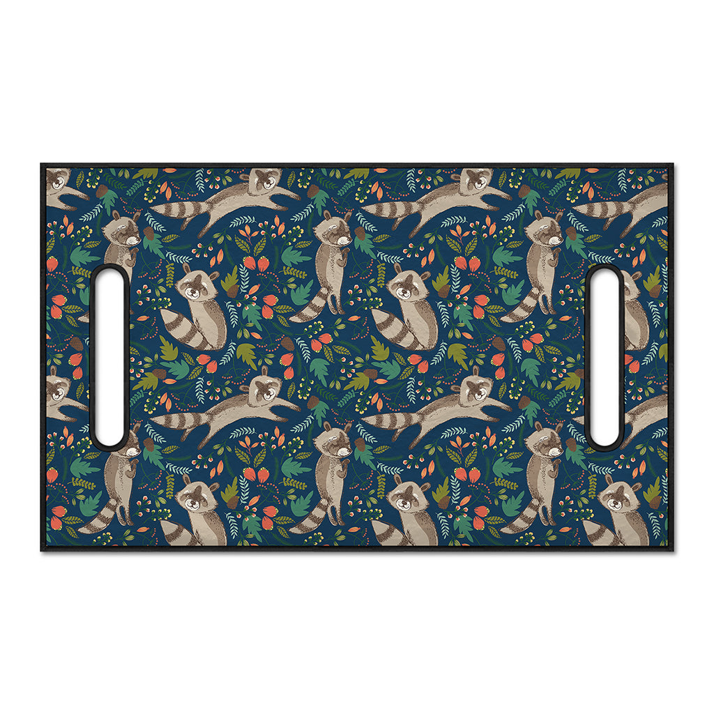 Cartoon Raccoon Pattern Print Golf Cart Seat Cover