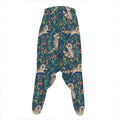 Cartoon Raccoon Pattern Print Hammer Pants