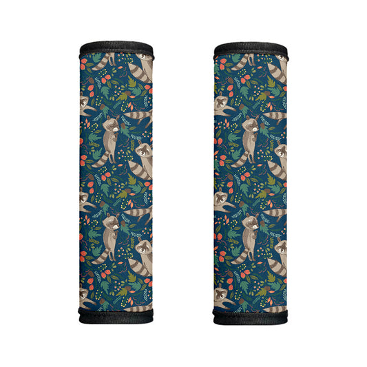 Cartoon Raccoon Pattern Print Handle Covers