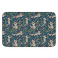 Cartoon Raccoon Pattern Print Indoor Door Mat