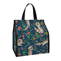 Cartoon Raccoon Pattern Print Insulated Lunch Tote