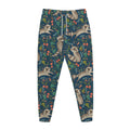 Cartoon Raccoon Pattern Print Jogger Pants