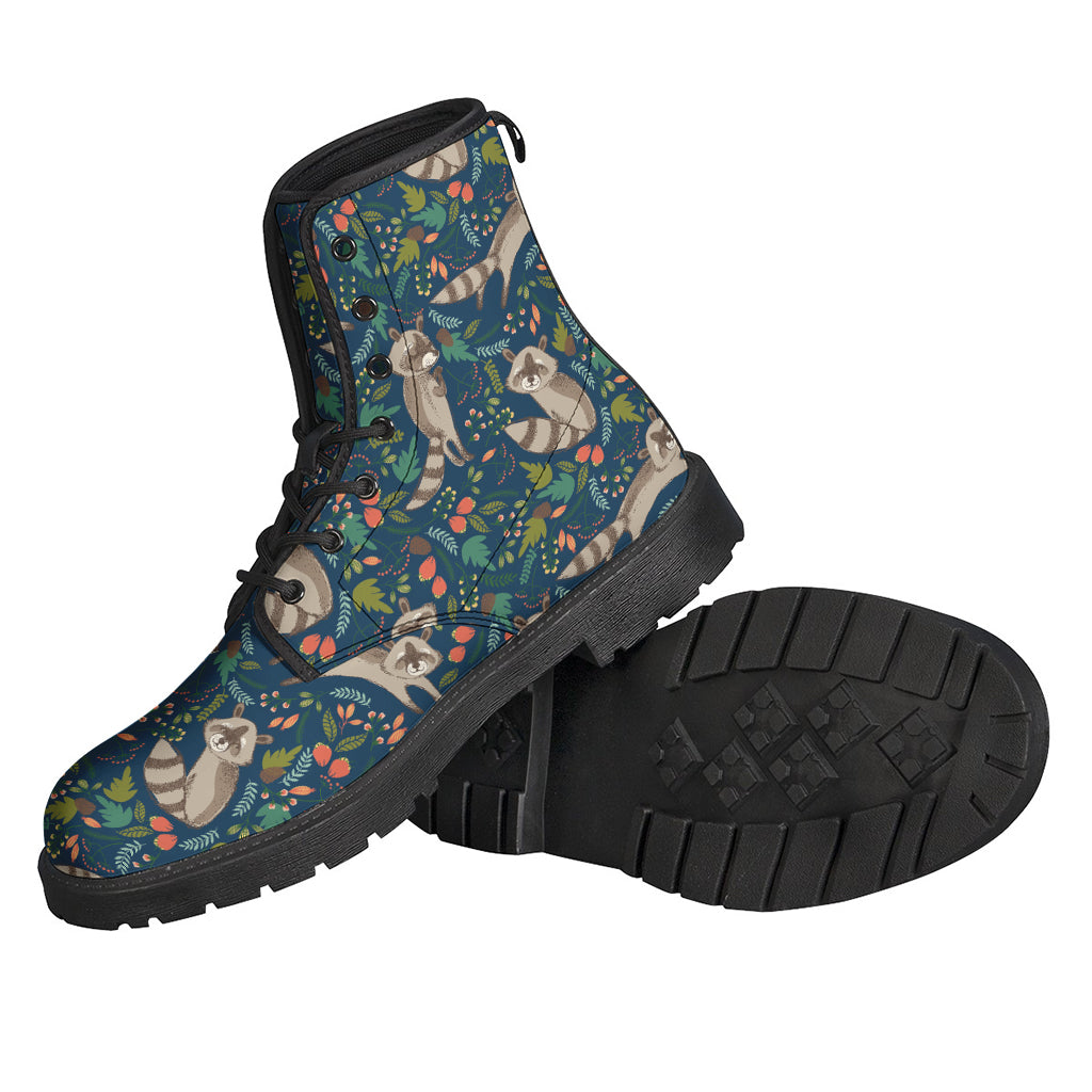 Cartoon Raccoon Pattern Print Backpack