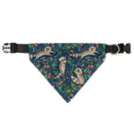 Cartoon Raccoon Pattern Print Over The Collar Dog Bandana