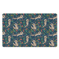 Cartoon Raccoon Pattern Print Polyester Doormat