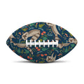 Cartoon Raccoon Pattern Print Rugby Ball