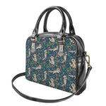 Cartoon Raccoon Pattern Print Shoulder Handbag