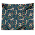 Cartoon Raccoon Pattern Print Tapestry