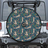 Cartoon Raccoon Pattern Print Tire Cover With Camera Hole