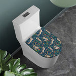 Cartoon Raccoon Pattern Print Toilet Lid Cover