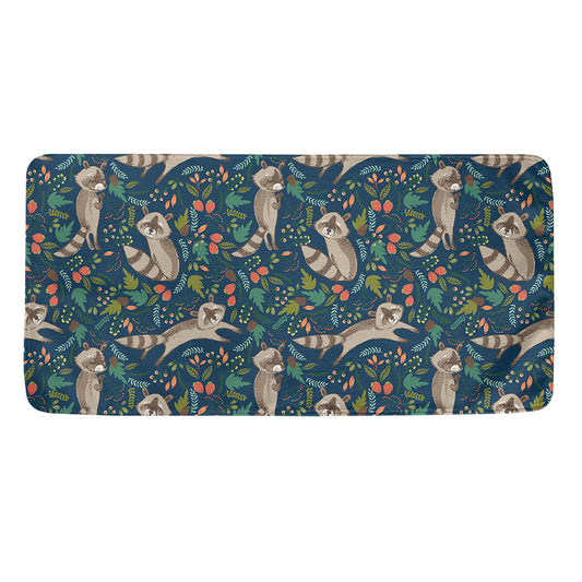 Cartoon Raccoon Pattern Print Towel