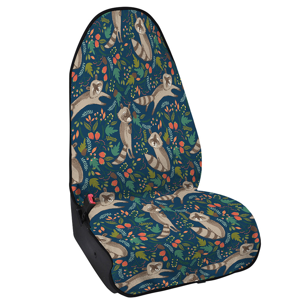 Cartoon Raccoon Pattern Print Waterproof Car Seat Cover