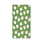 Cartoon Santa Claus Pattern Print Baby Crib Sheet