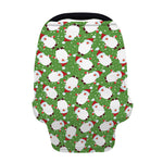 Cartoon Santa Claus Pattern Print Baby Seat Cover