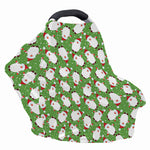 Cartoon Santa Claus Pattern Print Baby Seat Cover