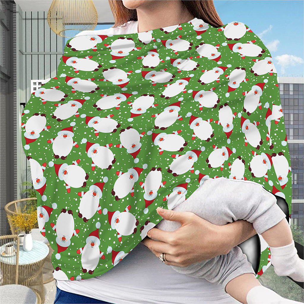 Cartoon Santa Claus Pattern Print Baby Seat Cover