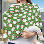 Cartoon Santa Claus Pattern Print Baby Seat Cover