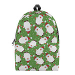 Cartoon Santa Claus Pattern Print Backpack
