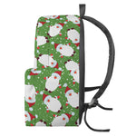 Cartoon Santa Claus Pattern Print Backpack