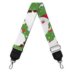 Cartoon Santa Claus Pattern Print Bag Strap