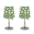 Cartoon Santa Claus Pattern Print Bar Stool Covers