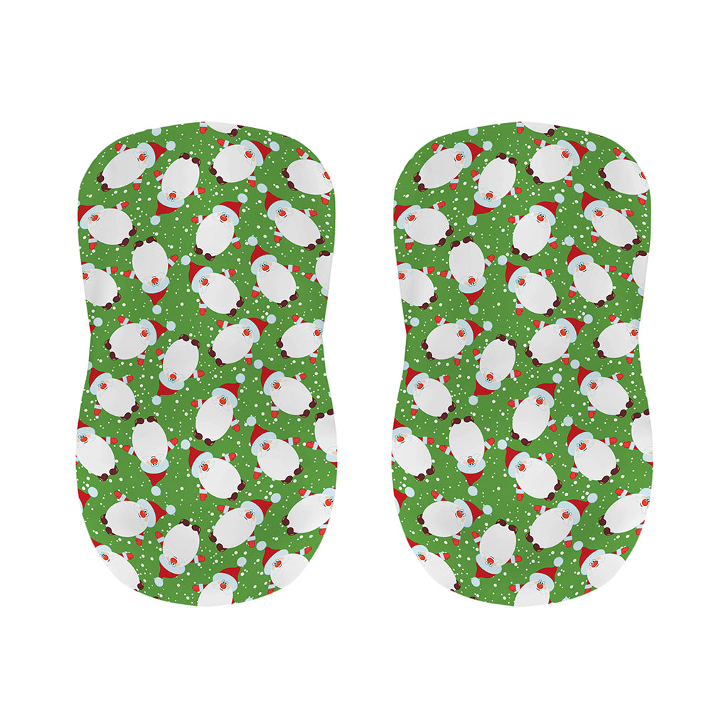 Cartoon Santa Claus Pattern Print Bar Stool Covers