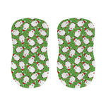 Cartoon Santa Claus Pattern Print Bar Stool Covers